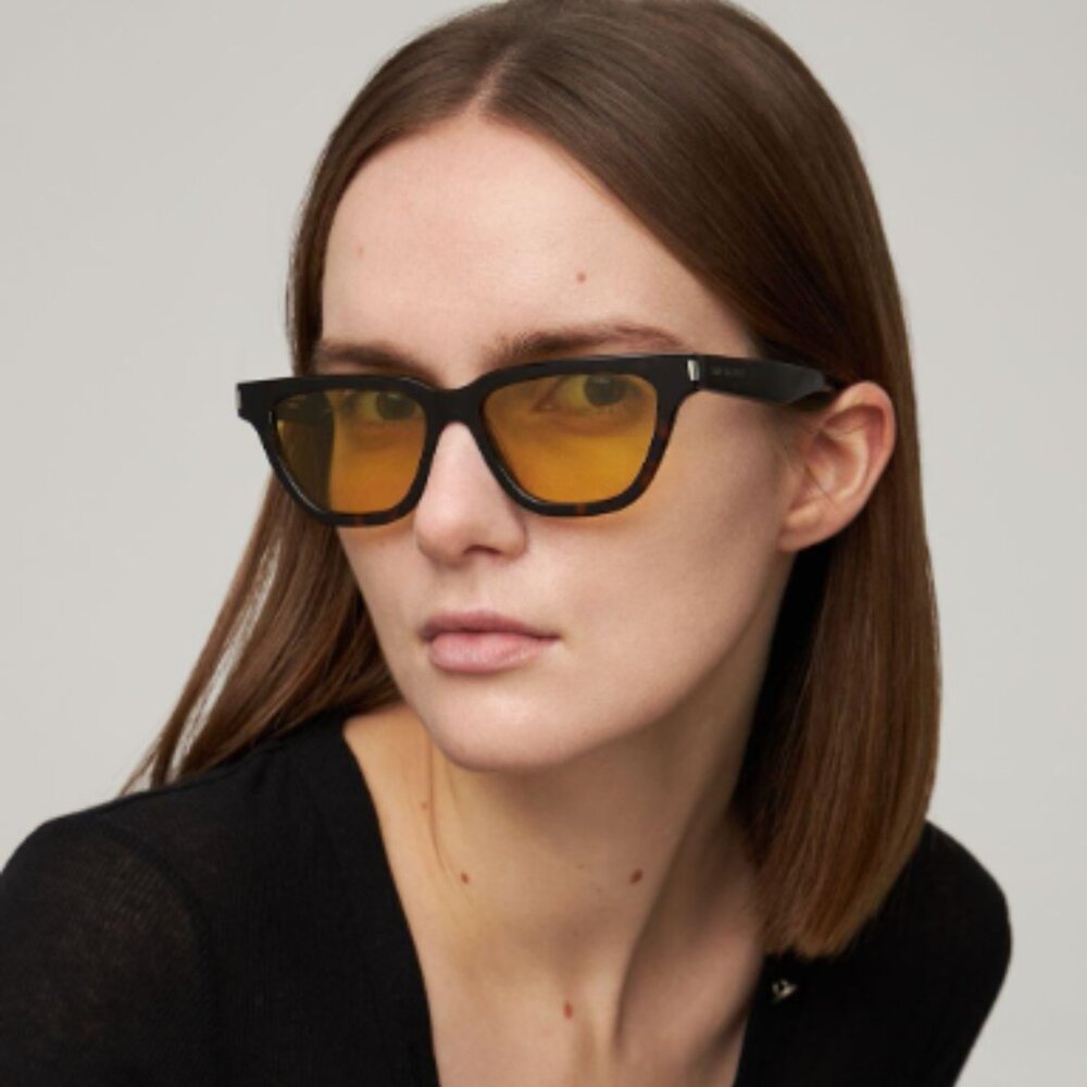 NEW SAINT LAURENT SL462 SULPICE 009 SUNGLASSES BLACK EYEWEAR SL 462 SULPICE 009 - Picture 1 of 11